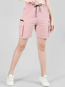 CHKOKKO Women Regular Fit Cargo Shorts