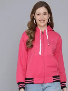 BAESD Hooded Long Sleeve Front-Open Sweatshirt