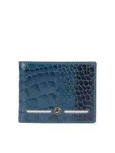 Da Milano Textured Leather Two Fold Wallet