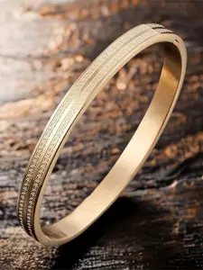 MYKI Gold-Plated Kada Bracelet