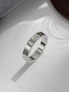 MYKI Silver-Plated Finger Ring