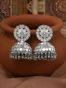 TEEJH Dome Shaped Jhumkas Earrings