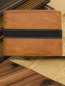 WROGN Men Textured Two Fold Wallet