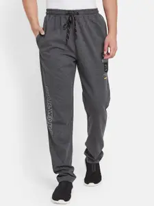 Octave Men Star War Typography Mid-Rise Cotton Track Pant