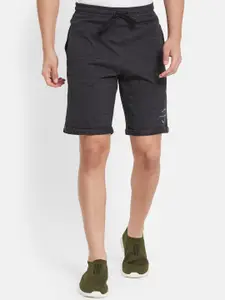 Octave Men Mid-Rise Sports Cotton Shorts