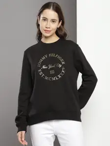 Tommy Hilfiger Round Neck Printed Sweatshirt