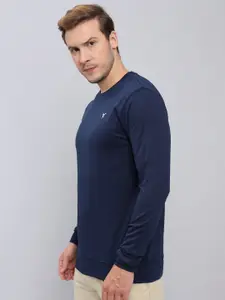Technosport Round Neck Antimicrobial Slim Fit Gym T Shirt