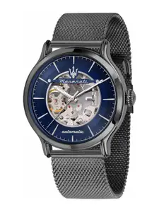Maserati Men Skeleton Dial & Bracelet Style Straps Analogue Watch R8823118012