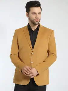 Wintage Notched Lapel Single Breasted Corduroy Casual Blazers