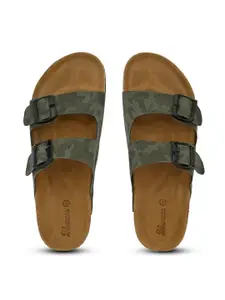 SHENCES Synthetic Leather Comfort Sandals