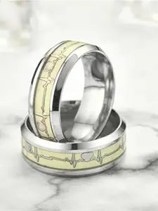 MEENAZ Men Silver-Plated Thumb Band Finger Ring