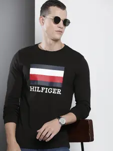 Tommy Hilfiger Printed Pure Cotton Slim Fit T-shirt