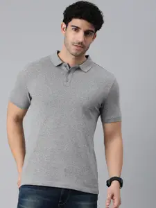 Huetrap Men Polo Collar T-shirt
