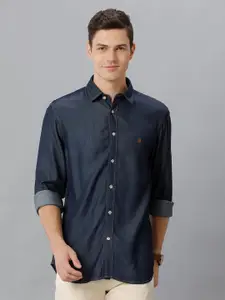 Double Two Slim Fit Opaque Casual Shirt