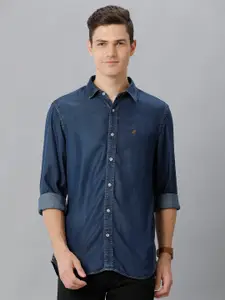 Double Two Slim Fit Opaque Casual Shirt