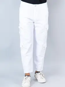 Tistabene Men Relaxed Fit Mis-Rise Cargos Trousers
