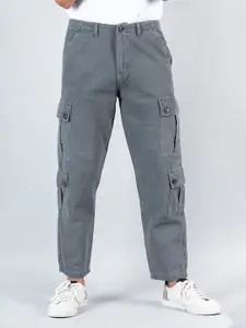 Tistabene Men Relaxed Fit Mid-Rise Cargos Trousers