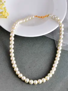 Silvermerc Designs Gold-Plated Pearl Necklace