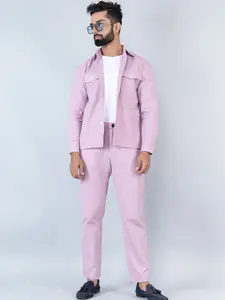 Tistabene Long Sleeves Two Pocket Linen Shirt With Trousers