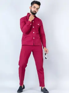 Tistabene Long Sleeves Two Pocket Linen Shirt With Trousers