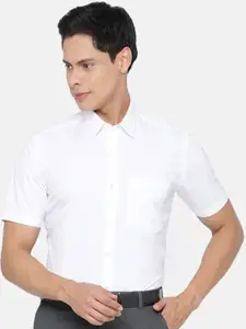 Ramraj Classic Slim Fit Spread Collar Pure Cotton Formal Shirt