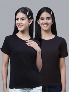 FBAR Pack Of 2 Pure Cotton T-shirt