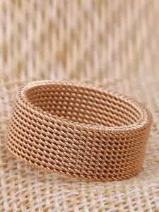 MEENAZ Men Rose Gold-Plated Finger Ring