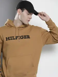 Tommy Hilfiger Brand Logo Embroidered Hooded Sweatshirt