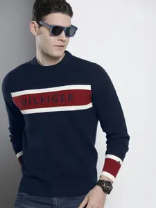 Tommy Hilfiger Round Neck Colourblocked Sweatshirt