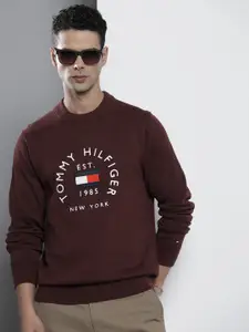 Tommy Hilfiger Pure Cotton Brand Logo Embroidered Sweatshirt