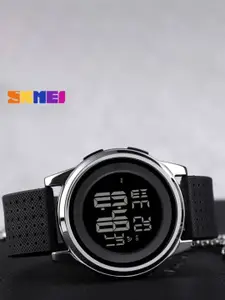 Skmei Men Dial & Straps Digital Multi Function Watch Skmei 1502 BLK SIL