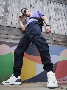 The Indian Garage Co Men Cotton Cargos Trousers