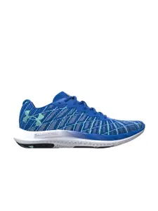 UNDER ARMOUR Men Blue UA Charged Breeze 2 Textile Running Non-Marking Shoes