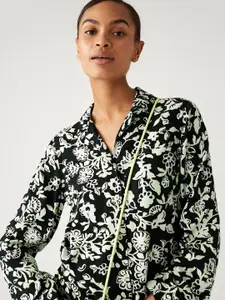 Marks & Spencer Floral Printed Casual Shirt