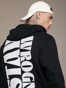 WROGN Printed Hooded Sweatshirt