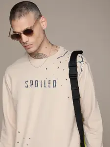 WROGN Printed Slim Fit Sweatshirt
