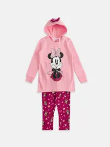 Pantaloons Junior Girls Minnie Mouse Printed Night suit