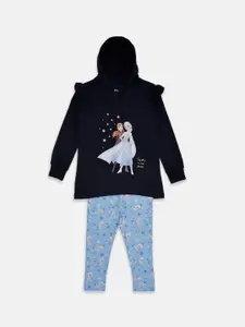 Pantaloons Junior Girls Frozen Printed Cotton Night suit