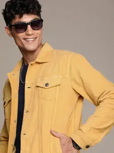 WROGN Men Pure Cotton Corduroy Tailored Jacket