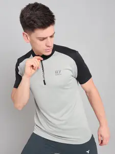 Technosport High Neck Antimicrobial Slim Fit T-shirt