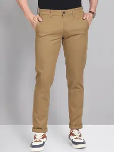 AD By Arvind Modern Slim Fit Smart Waist Solid Chinos
