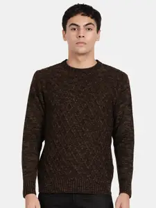 t-base Cable Knit Ribbed Woollen Pullover Sweaters