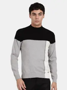 t-base Colourblocked Pullover Cotton Sweatshirt