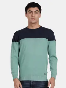 t-base Colourblocked Pullover Cotton Sweatshirt