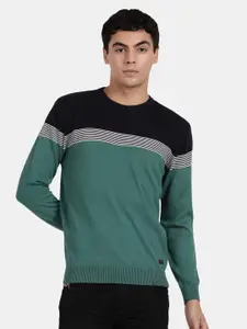 t-base Colourblocked Pullover Cotton Sweatshirt