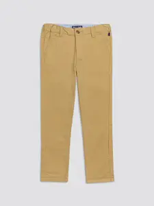 H By Hamleys Boys Mid Rise Plain Cotton Chinos