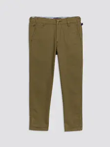 H By Hamleys Boys Mid Rise Plain Cotton Chinos