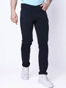 Oxemberg Lean Men Slim Fit Mid-Rise Clean Look Stretchable Jeans