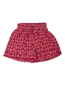 Peter England Girls Floral Printed Shorts
