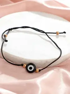 EL REGALO Evil Eye Beaded Anklet